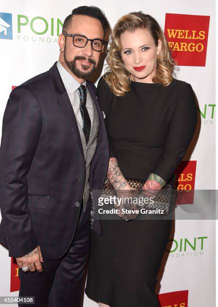 McLean and Rochelle Deanna Karidis arrives at the Point Foundation's Annual "Voices On Point" Fundraising Gala at the Hyatt Regency Century Plaza on...