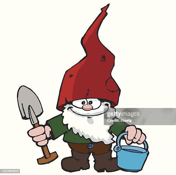 garden gnome - garden gnome stock illustrations