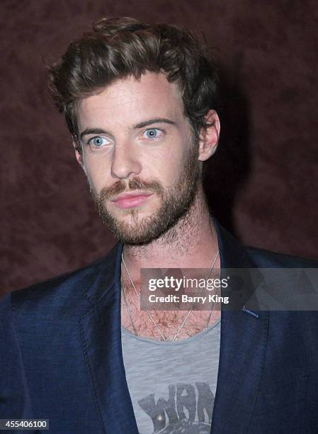 Actor Harry Treadaway attends the Los Angeles premiere of 'Honeymoon' at the Landmark Theater on August 26, 2014 in Los Angeles, California.