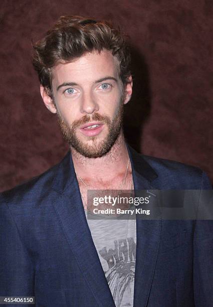 Actor Harry Treadaway attends the Los Angeles premiere of 'Honeymoon' at the Landmark Theater on August 26, 2014 in Los Angeles, California.