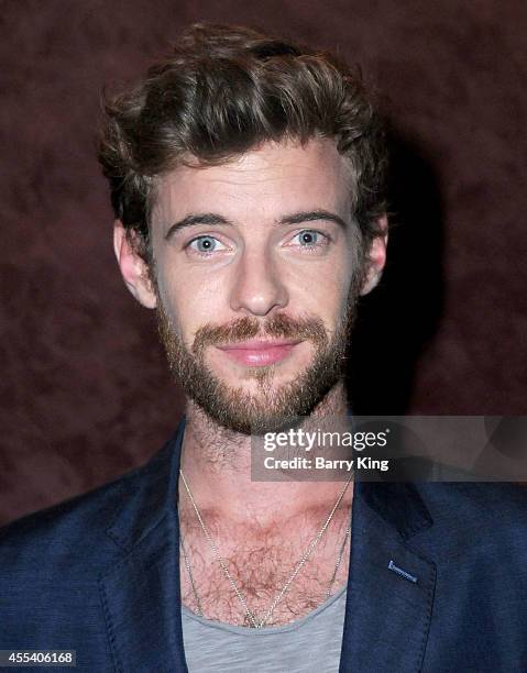 Actor Harry Treadaway attends the Los Angeles premiere of 'Honeymoon' at the Landmark Theater on August 26, 2014 in Los Angeles, California.