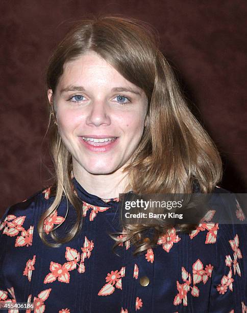 Director Leigh Janiak attends the Los Angeles premiere of 'Honeymoon' at the Landmark Theater on August 26, 2014 in Los Angeles, California.