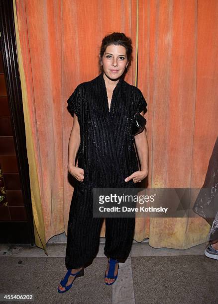 Marisa Tomei attends the first Tumblr atternds the Fashion Honor presented to Rodarte at The Jane Hotel on September 9, 2014 in New York, United...
