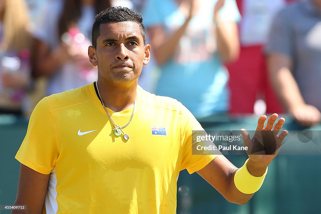 Australia v Uzbekistan - Davis Cup World Group Play-off