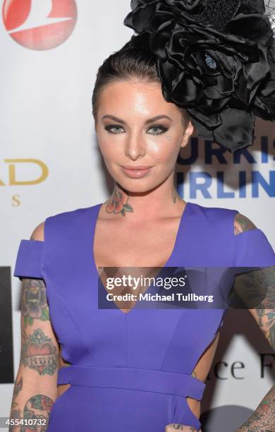 Christy Mack attends the Face Forward Foundation's 5th Annual Charity Gala Supporting Victims of Domestic Abuse at Millennium Biltmore Hotel on...