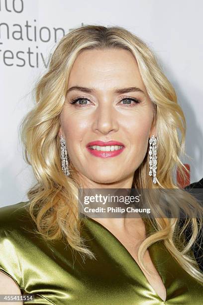 Actress Kate Winslet attends the "A Little Chaos" premiere during the 2014 Toronto International Film Festival at Roy Thomson Hall on September 13,...