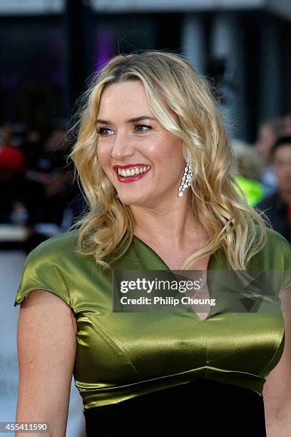 Actress Kate Winslet attends the "A Little Chaos" premiere during the 2014 Toronto International Film Festival at Roy Thomson Hall on September 13,...