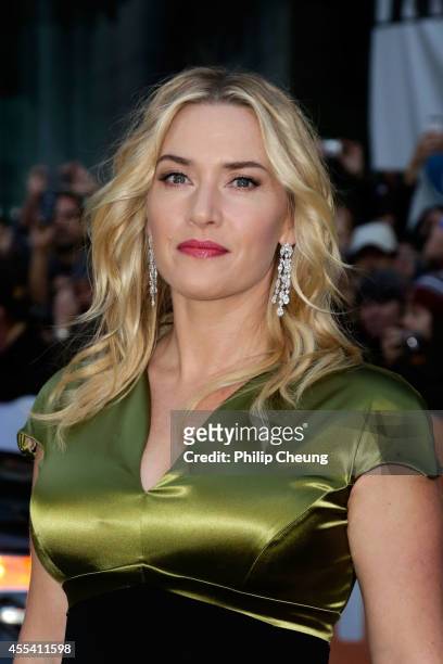 Actress Kate Winslet attends the "A Little Chaos" premiere during the 2014 Toronto International Film Festival at Roy Thomson Hall on September 13,...