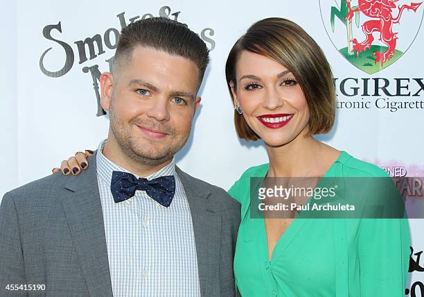 Personality Jack Osbourne and Actress Lisa Stelly attend the annual "Summer Spectacular Under The Stars" for the Brent Shapiro foundation for alcohol...