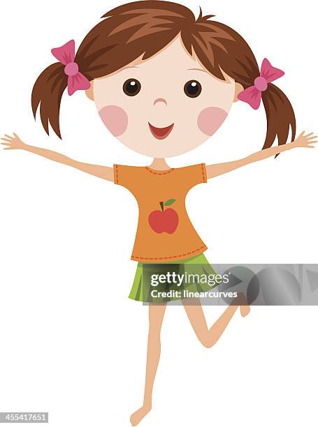 Jumping Girl High-Res Vector Graphic - Getty Images