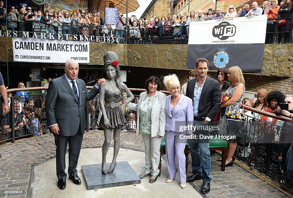 Amy Winehouse Statue Unveiling