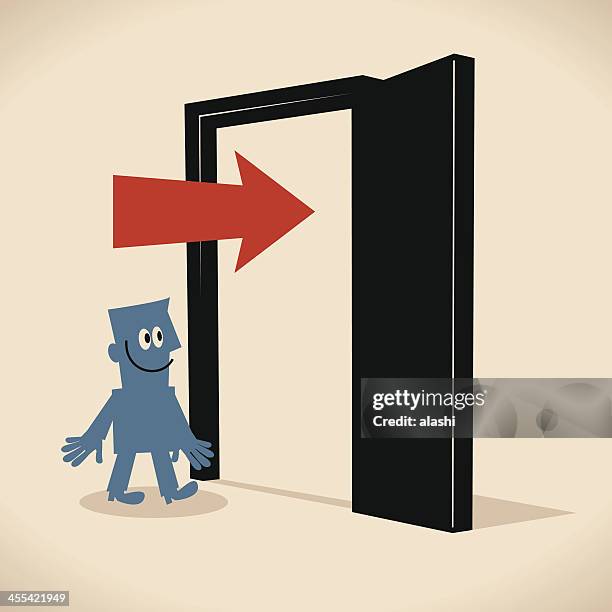 illustrazioni stock, clip art, cartoni animati e icone di tendenza di ingresso - entrance sign