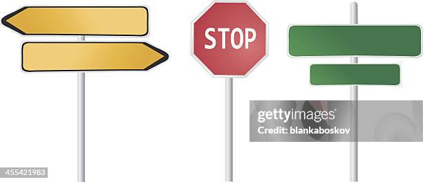 ilustraciones, imágenes clip art, dibujos animados e iconos de stock de señales de carretera - carretera principal