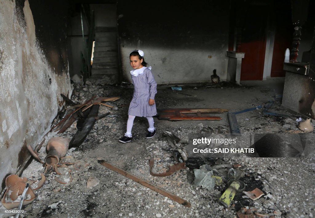 TOPSHOT-PALESTINIAN-ISRAEL-GAZA-CONFLICT-SCHOOL