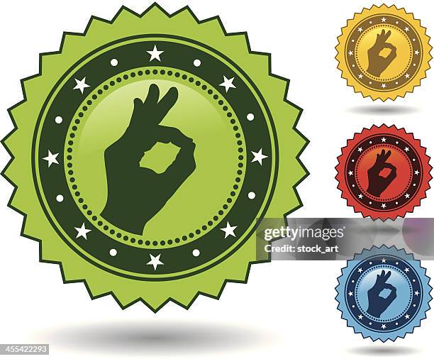 stickers best quality - security pass stock illustrations