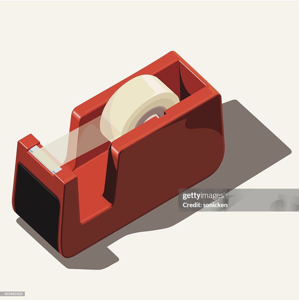 Sticky tape dispenser