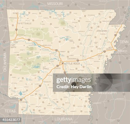 Arkansas Map Arkansas Map