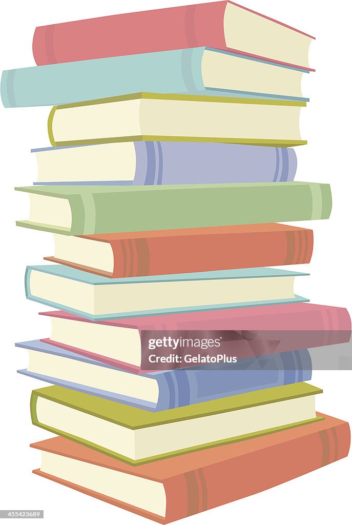 Stack Of Books High-Res Vector Graphic - Getty Images