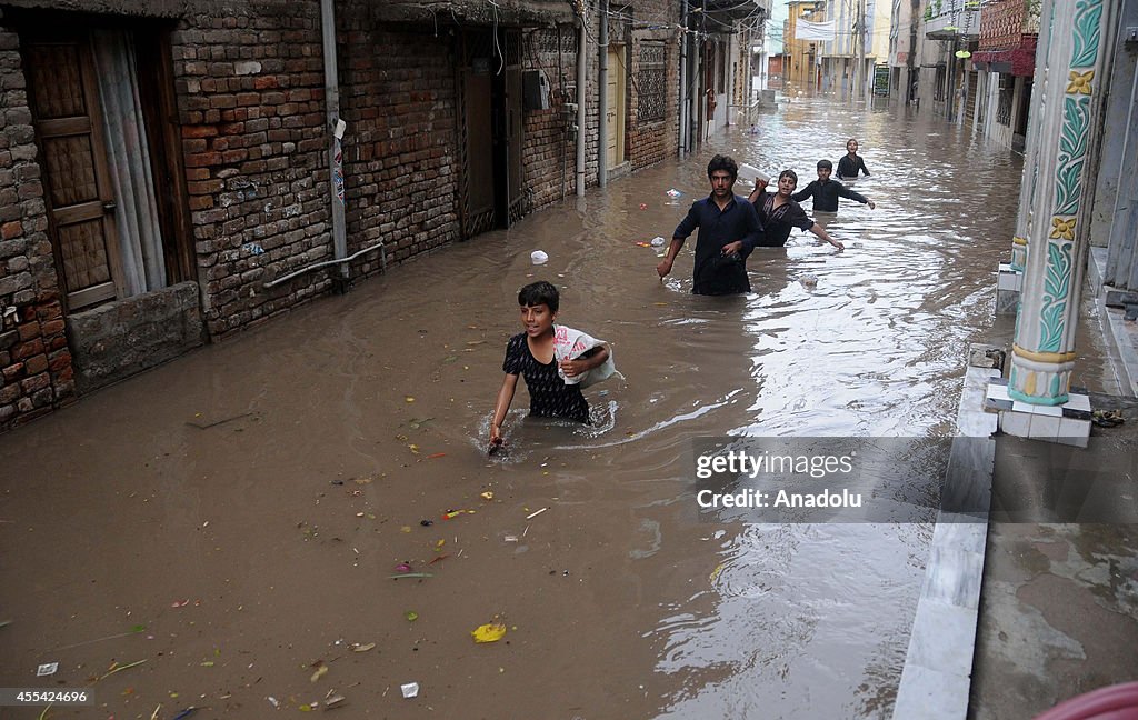 Heavy monsoon rains in Pakistan