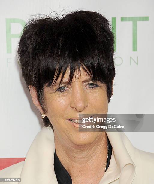 Songwriter Diane Warren arrives at Point Foundation's Annual "Voices On Point" Fundraising Gala at the Hyatt Regency Century Plaza on September 13,...