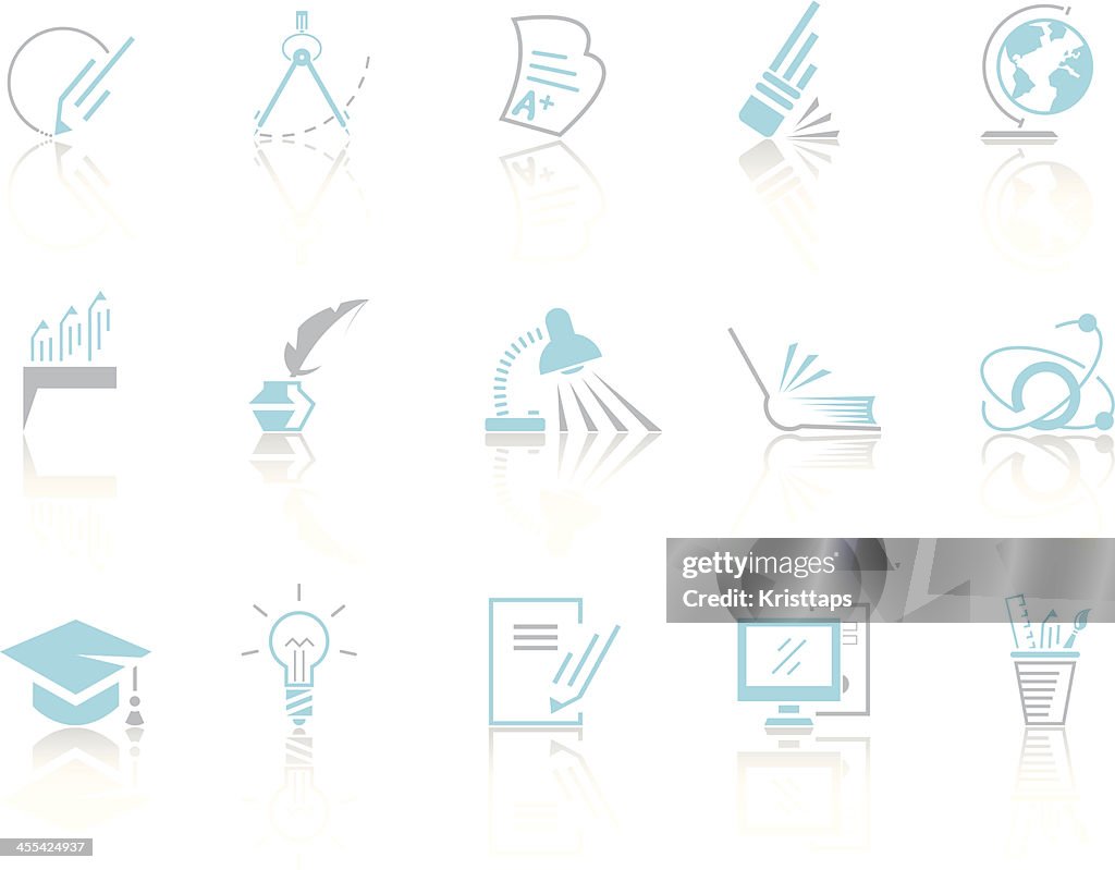 Simple Blue Education High-Res Vector Graphic - Getty Images