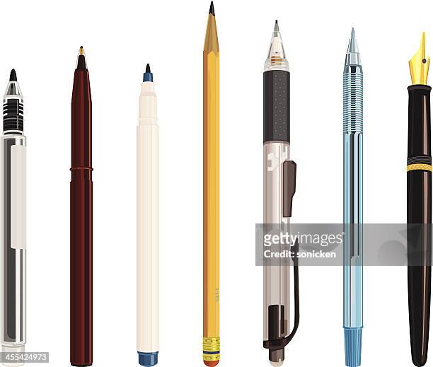 筆記用具 - ボールペン点のイラスト素材／クリップアート素材／マンガ素材／アイコン素材