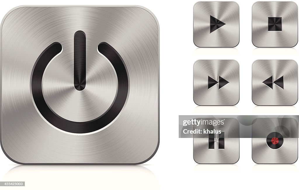 Aluminium Buttons High-Res Vector Graphic - Getty Images