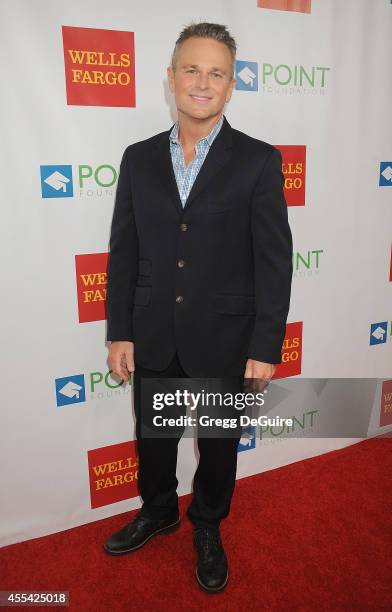 Recording artist Sam Harris arrives at Point Foundation's Annual "Voices On Point" Fundraising Gala at the Hyatt Regency Century Plaza on September...