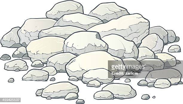 illustrations, cliparts, dessins animés et icônes de boulder - caillou