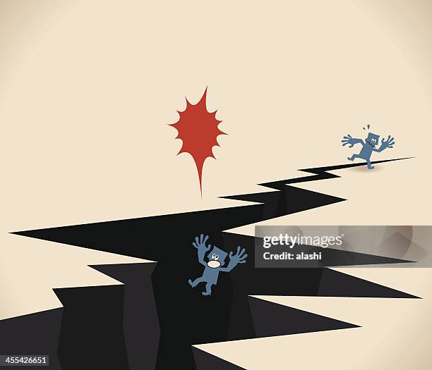 stockillustraties, clipart, cartoons en iconen met cracked - scheur grond