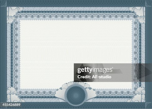 Certificate - blank template Certificate - blank template
