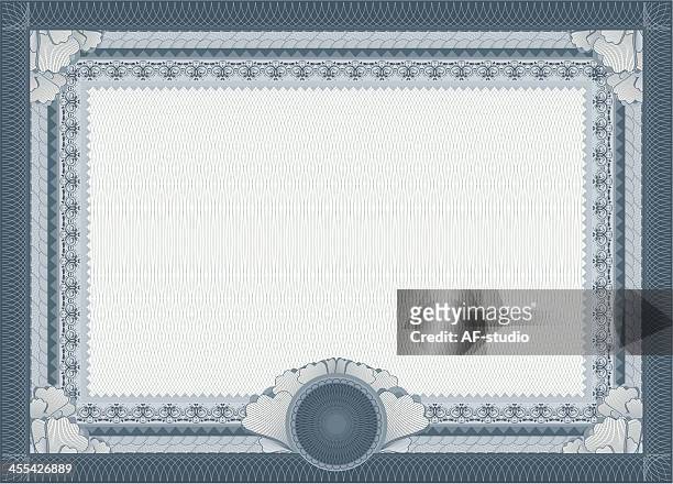 certificate - blank template - certificate background pattern stock illustrations