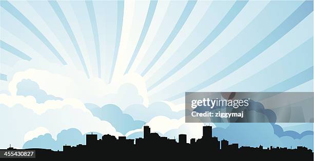 denver skyline - denver skyline stock illustrations