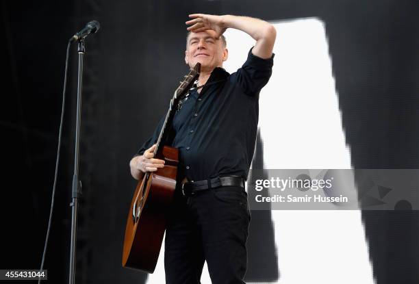 Bryan Adams performs onstage during the Invictus Games Closing Concert at the Queen Elizabeth Olympic Park on September 14, 2014 in London, England.