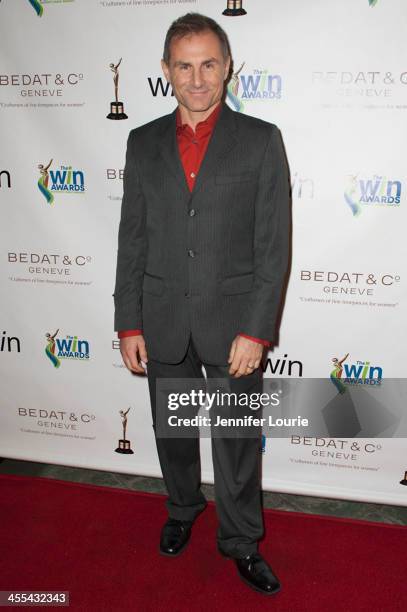 Actor Peter Arpesella arrives at the annual Women's Image Awards at Santa Monica Bay Womans Club on December 11, 2013 in Santa Monica, California.