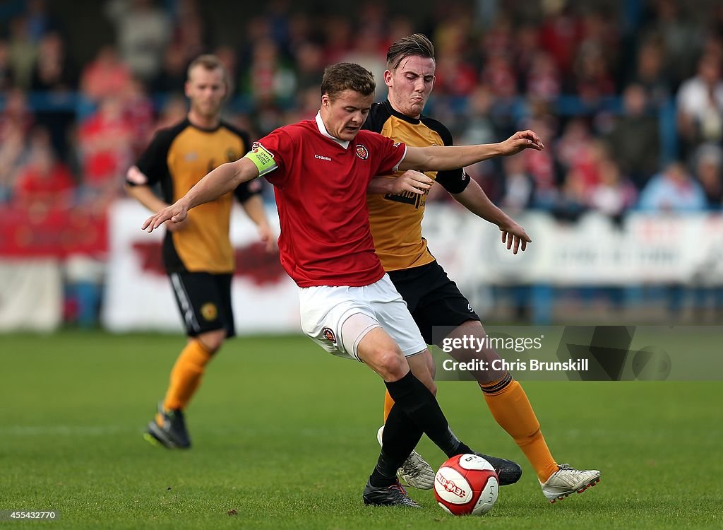FC United Of Manchester v Prescot Cables - FA Cup Qualifying First Round