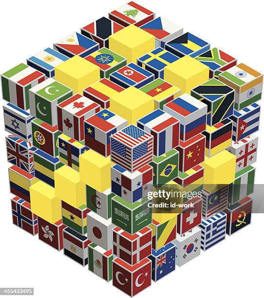 national flags dice - argentina israel stock illustrations