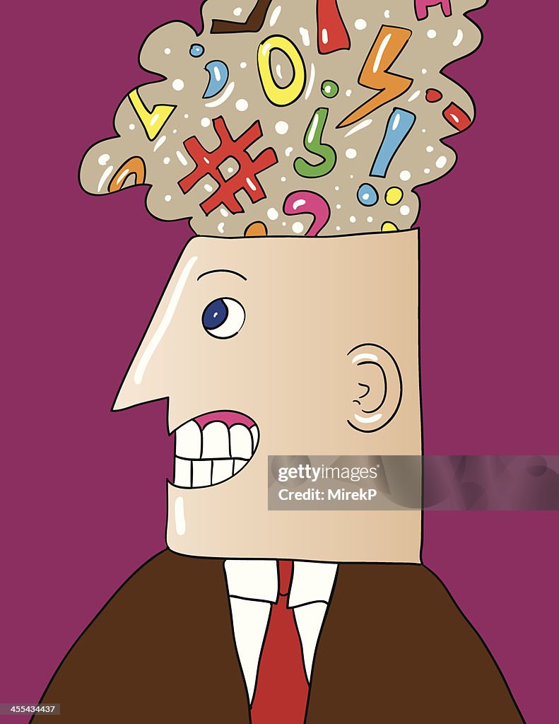 Thinking Hard High-Res Vector Graphic - Getty Images