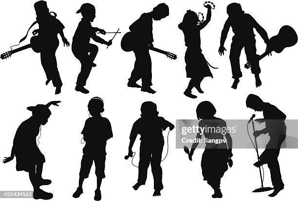 kinder-tanz - teenage boys stock-grafiken, -clipart, -cartoons und -symbole