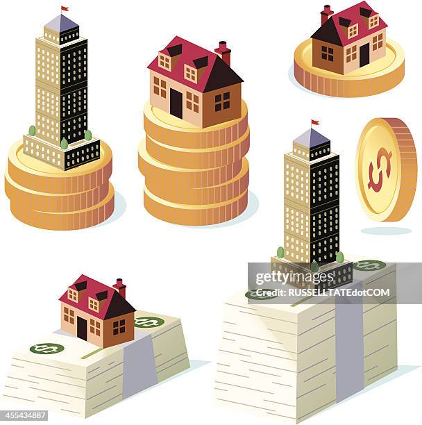 property prices - commercial real estate 幅插畫檔、美工圖案、卡通及圖標
