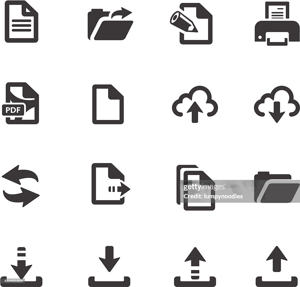 File Transfer Symbole