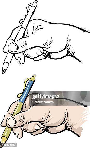 illustrazioni stock, clip art, cartoni animati e icone di tendenza di scrittura a mano - stenografia