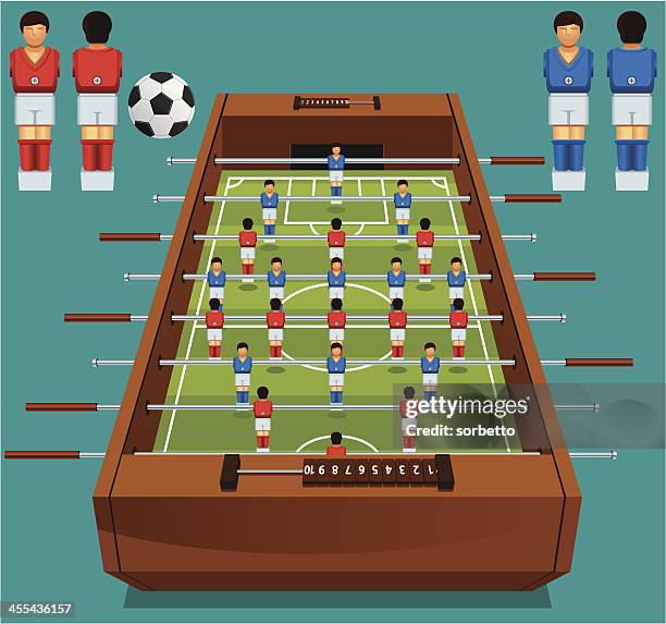 foosball - table football stock illustrations