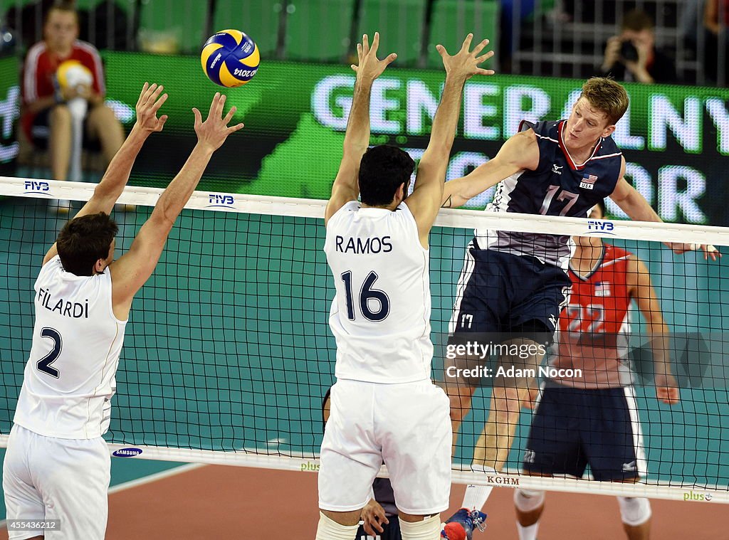 Argentina v USA: FIVB World Championship