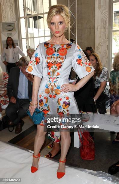 Emilia Fox attends the Temperley London show during London Fashion Week Spring Summer 2015 at on September 14, 2014 in London, England.