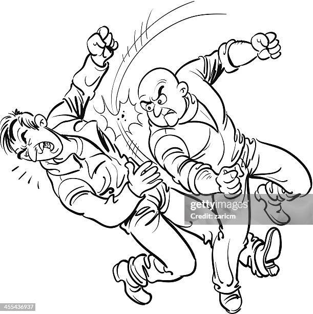 fights - dozen eggs stock illustrations