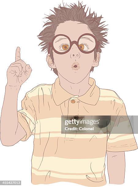 boy genius - early start stock illustrations
