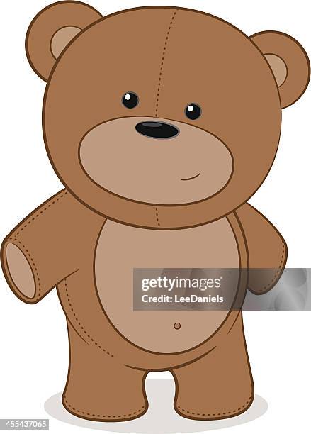 ilustraciones, imágenes clip art, dibujos animados e iconos de stock de osito de peluche de historieta - osito de peluche