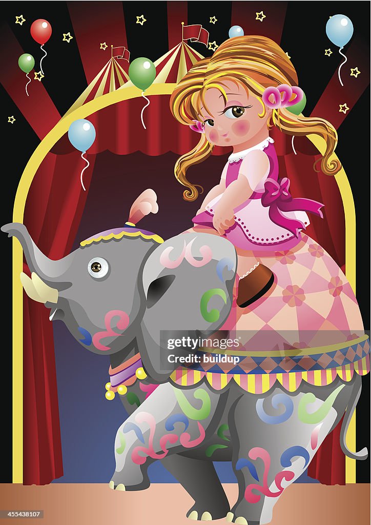 Beauty And Elephant