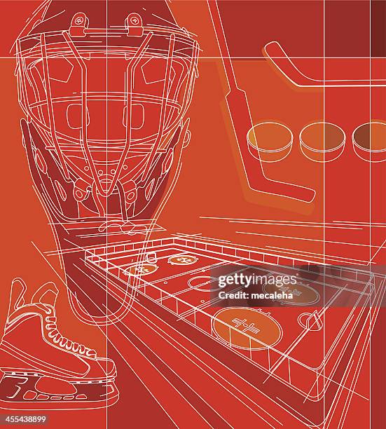 hockey-hintergrund - hockey background stock-grafiken, -clipart, -cartoons und -symbole